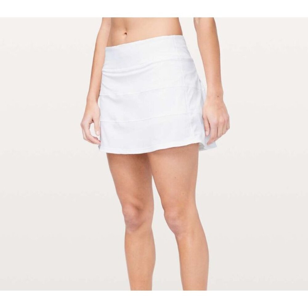 Lululemon Pace Rival Skirt (Tall) *4-way Stretch 15" White Size 6